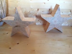 Sternenzauber Holzdekoration